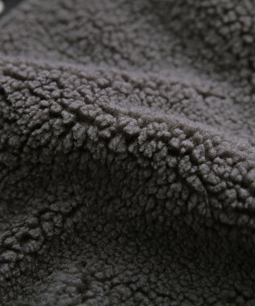 『異素材キルティングコート＆ボアベストセット』 