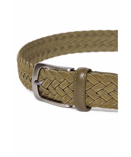 HIGH STREET∴レザーメッシュベルト 