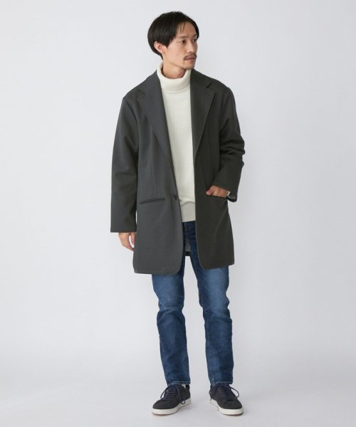 SHIPS: ダウンファブリック ストレッチ ハーフコート (チェスターコート) ストレッチ 品番 セットアップ対応 身長 やせ型/普段サイズ チェスターコート ハーフコート コーデュロイ 170cm/体重 53kg/体型 177cm/体重 62kg/体型