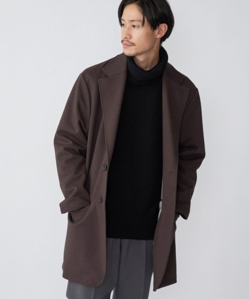 SHIPS: ダウンファブリック ストレッチ ハーフコート (チェスターコート) ストレッチ 品番 セットアップ対応 身長 やせ型/普段サイズ チェスターコート ハーフコート コーデュロイ 170cm/体重 53kg/体型 177cm/体重 62kg/体型