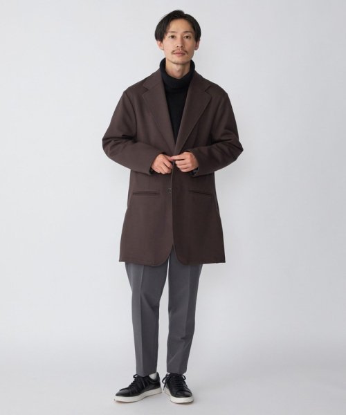 SHIPS: ダウンファブリック ストレッチ ハーフコート (チェスターコート) ストレッチ 品番 セットアップ対応 身長 やせ型/普段サイズ チェスターコート ハーフコート コーデュロイ 170cm/体重 53kg/体型 177cm/体重 62kg/体型