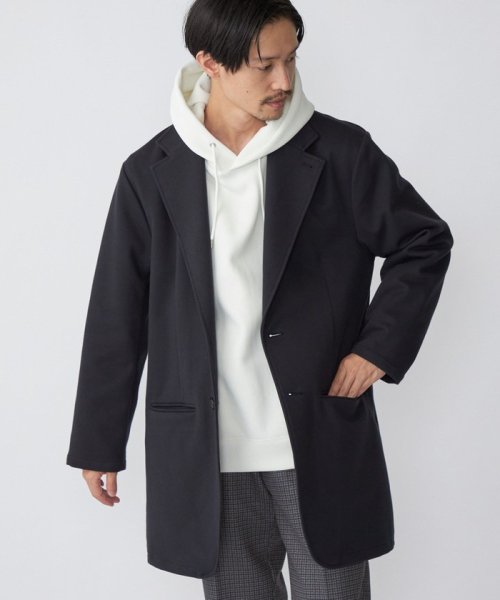 SHIPS: ダウンファブリック ストレッチ ハーフコート (チェスターコート) ストレッチ 品番 セットアップ対応 身長 やせ型/普段サイズ チェスターコート ハーフコート コーデュロイ 170cm/体重 53kg/体型 177cm/体重 62kg/体型