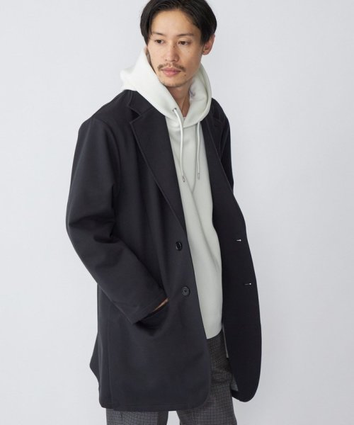 SHIPS: ダウンファブリック ストレッチ ハーフコート (チェスターコート) ストレッチ 品番 セットアップ対応 身長 やせ型/普段サイズ チェスターコート ハーフコート コーデュロイ 170cm/体重 53kg/体型 177cm/体重 62kg/体型