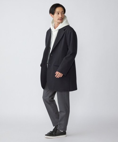 SHIPS: ダウンファブリック ストレッチ ハーフコート (チェスターコート) ストレッチ 品番 セットアップ対応 身長 やせ型/普段サイズ チェスターコート ハーフコート コーデュロイ 170cm/体重 53kg/体型 177cm/体重 62kg/体型