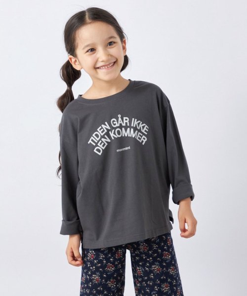 SHIPS any WOMEN(シップス　エニィ　ウィメン)/【SHIPS any別注】MONMIMI:プリント 長袖 Tシャツ<KIDS>/img02