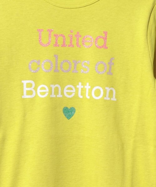 BENETTON (UNITED COLORS OF BENETTON GIRLS)(ユナイテッド　カラーズ　オブ　ベネトン　ガールズ)/キッズベーシックロゴグリッタープリント長袖Tシャツ・カットソーG/img06