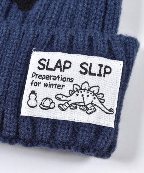 SLAP SLIP(スラップスリップ)/恐竜 ロープ刺繍 トサカ ニット帽 (48~55cm)/img09