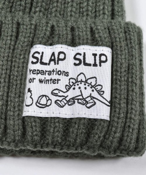 SLAP SLIP(スラップスリップ)/恐竜 ロープ刺繍 トサカ ニット帽 (48~55cm)/img19