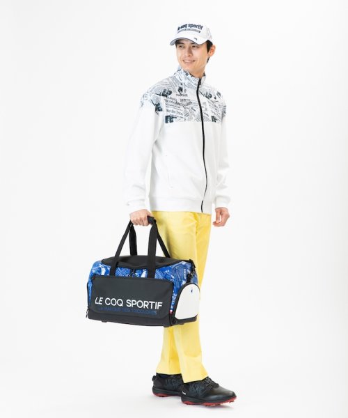 le coq sportif GOLF (ルコックスポルティフ（ゴルフ）)/プリント柄スクエア型ボストンバッグ(シューズポケット付き)【アウトレット】/img01