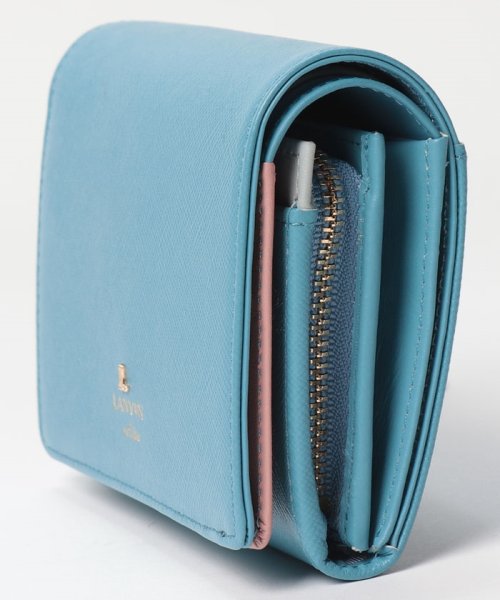 LANVIN en Bleu(BAG)(ランバンオンブルー（バッグ）)/リュクサンブールカラー 二つ折り被せ財布/img01