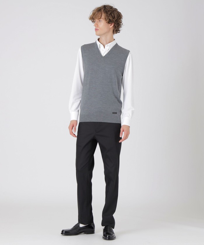 コンフォータブルニットベスト(504943458)｜HANKYU MEN'S / 阪急メンズ