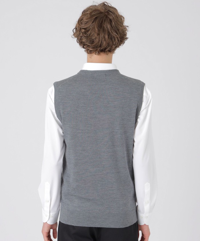 コンフォータブルニットベスト(504943458)｜HANKYU MEN'S / 阪急メンズ