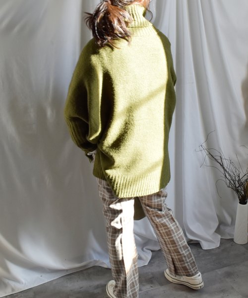 ARGO TOKYO(アルゴトウキョウ)/Color turtleneck knit addition 25105　カラータートルネックニット　タートルネック　ニットトップス　モヘアニット　トップス　あ/img17