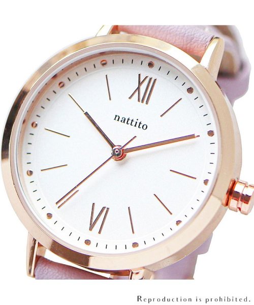 nattito(ナティート)/【メーカー直営店】腕時計 レディース スローマ 静音ムーブメント 高見え シンプル ビジネス YM060/img09