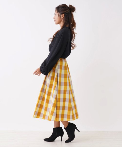 セール】ギンガムチェックスカート【NEMIKA】(504871561) | レリアン  