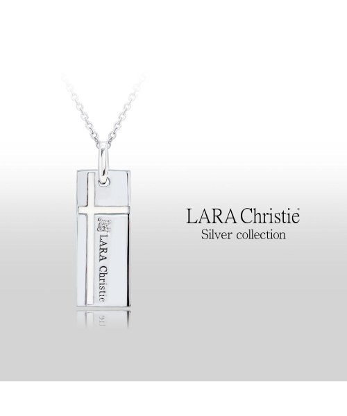 LARA Christie(ララクリスティー)/ララクリスティー ネックレス レディース ノーブル クロス WHITE Label p3051－w/img03