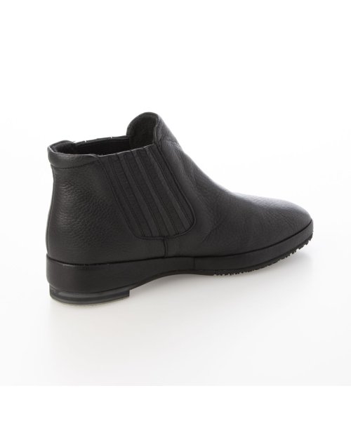 サイドゴアシンプルショートブーツ 