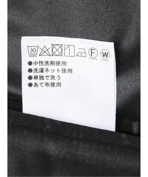 TAKA-Q(タカキュー)/ストレッチウォッシャブル スリムフィット 2ボタン2ピーススーツ 組織黒/img15
