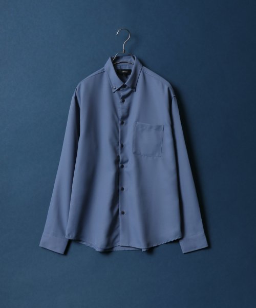 ANPAS(ANPAS)/【ANPAS】Oversize Twill Button Down Shirt/オーバーサイズ ツイル ボタンダウンシャツ 長袖 メンズ シャツ カジュアル/img14