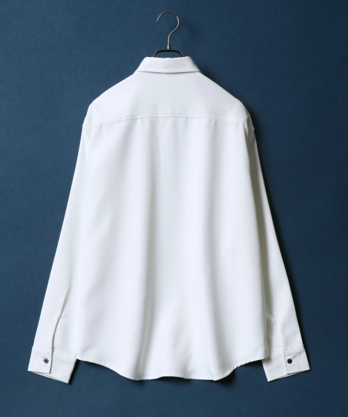 ANPAS(ANPAS)/【ANPAS】Oversize Twill Button Down Shirt/オーバーサイズ ツイル ボタンダウンシャツ 長袖 メンズ シャツ カジュアル/img16
