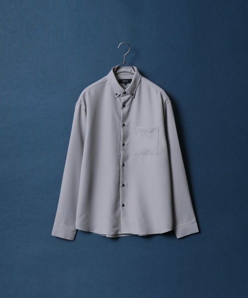 ANPAS(ANPAS)/【ANPAS】Oversize Twill Button Down Shirt/オーバーサイズ ツイル ボタンダウンシャツ 長袖 メンズ シャツ カジュアル/img64