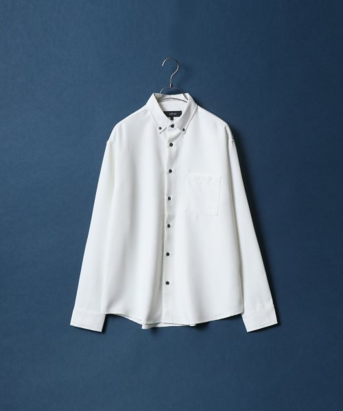 ANPAS(ANPAS)/【ANPAS】Oversize Twill Button Down Shirt/オーバーサイズ ツイル ボタンダウンシャツ 長袖 メンズ シャツ カジュアル/img68