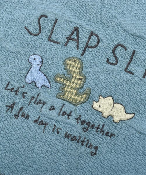 SLAP SLIP BABY(スラップスリップベビー)/【 お揃い 】 恐竜 チェリー 総柄 キルト 刺繍 マント ベビー (50~90/img20