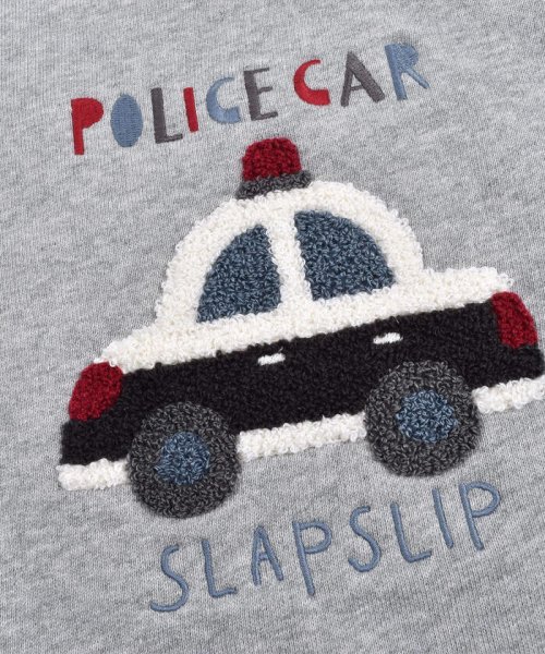 SLAP SLIP(スラップスリップ)/【 お揃い 】 はたらくくるま 消防車 パトカー ショベルカー サガラ刺繍 トレ/img15