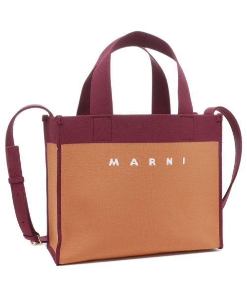 MARNI(マルニ)/マルニ トートバッグ ショルダーバッグ 2WAY ブラウン マルチ メンズ レディース MARNI SHMP0083A0 P4602 ZO196/img01