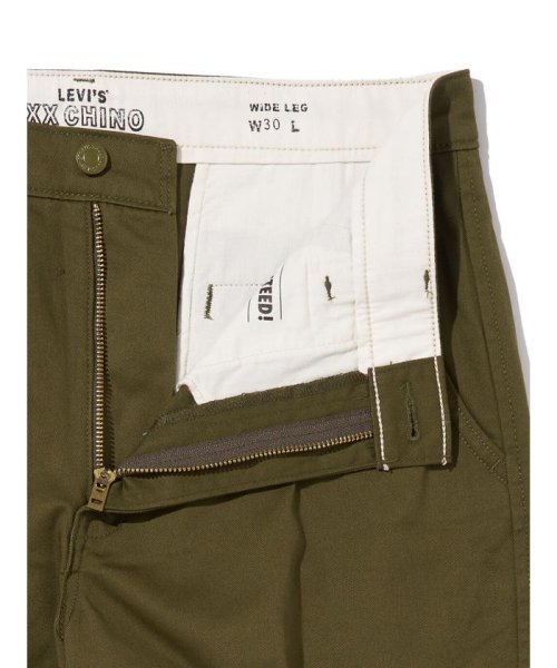 Levi's(リーバイス)/STA PREST ワイドレッグ クロップ カーキ DARK OLIVE/img04