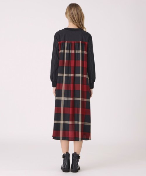 Blue Lab:EZUMi】コンパクトドライ裏毛ドッキングワンピース(504948646  