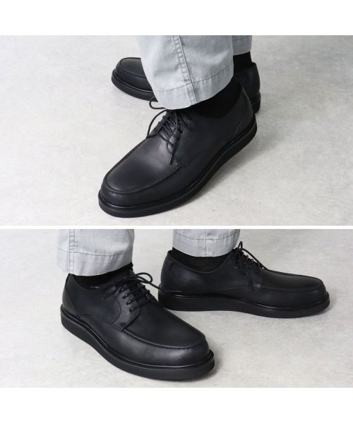 革靴 メンズ ストリート セットアップ ビッグシルエット 本革 EVAソール Uチップシューズ ☆10605 