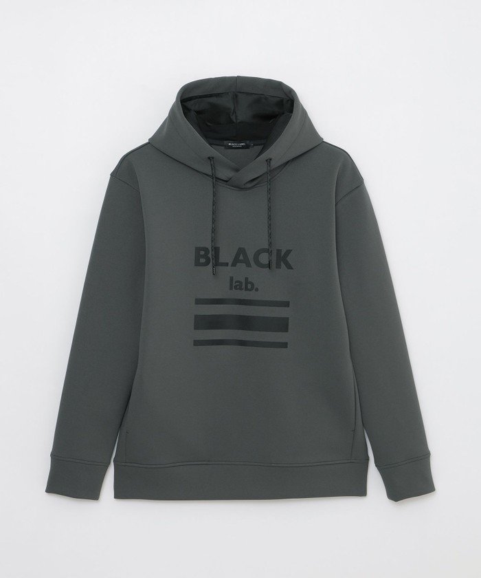 BLACK lab.】シャドーチェックロゴフーディー(504949288)｜HANKYU 