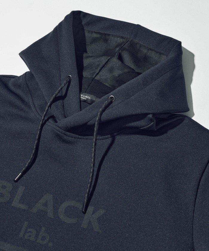 BLACK lab.】シャドーチェックロゴフーディー(504949288)｜HANKYU 