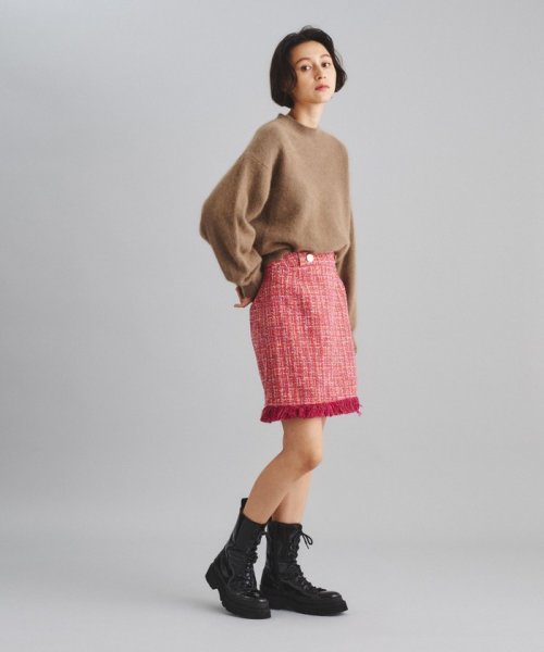 ツイードミニスカート 