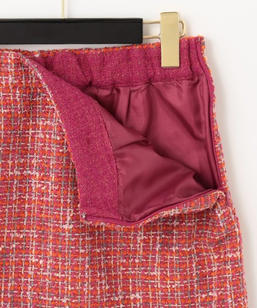 ツイードミニスカート 