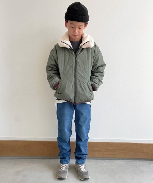 ikka kids(イッカ　キッズ)/【2WAY】キルトボアリバーシブルジャケット（120〜160cm）/img06