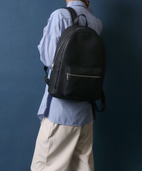 ANPAS(ANPAS)/【ANPAS】Synthetic Leather Backpack/フェイクレザー バックパック リュック メンズ レディース バッグ /img26