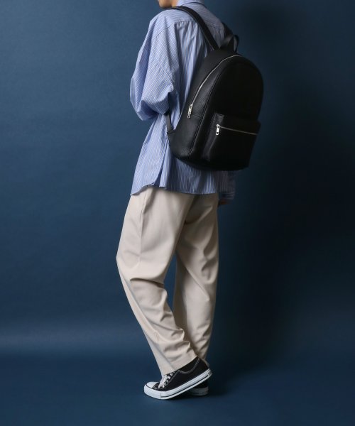 ANPAS(ANPAS)/【ANPAS】Synthetic Leather Backpack/フェイクレザー バックパック リュック メンズ レディース バッグ /img34
