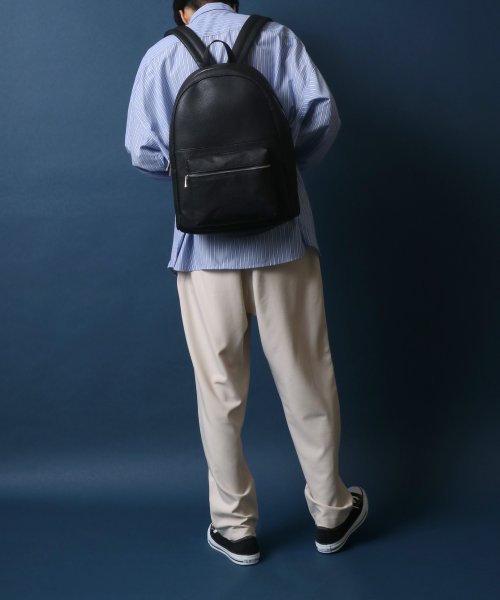 ANPAS(ANPAS)/【ANPAS】Synthetic Leather Backpack/フェイクレザー バックパック リュック メンズ レディース バッグ /img35