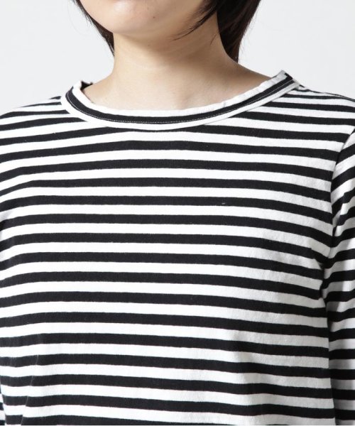 BEAVER(ビーバー)/FANEUIL/ファヌル　BOAT NECK BORDER LS TEE/img05