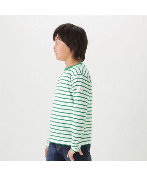 MAC HOUSE(kid's)(マックハウス（キッズ）)/ORGABITS オーガビッツ ボーダーロングスリーブTシャツ PMHOB22F05K/img02