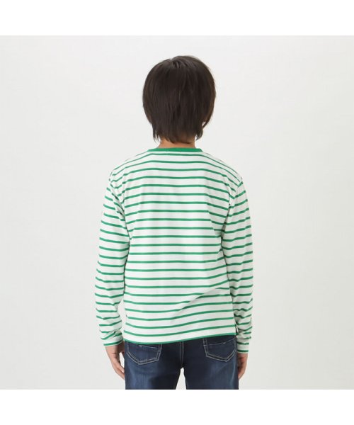 MAC HOUSE(kid's)(マックハウス（キッズ）)/ORGABITS オーガビッツ ボーダーロングスリーブTシャツ PMHOB22F05K/img03