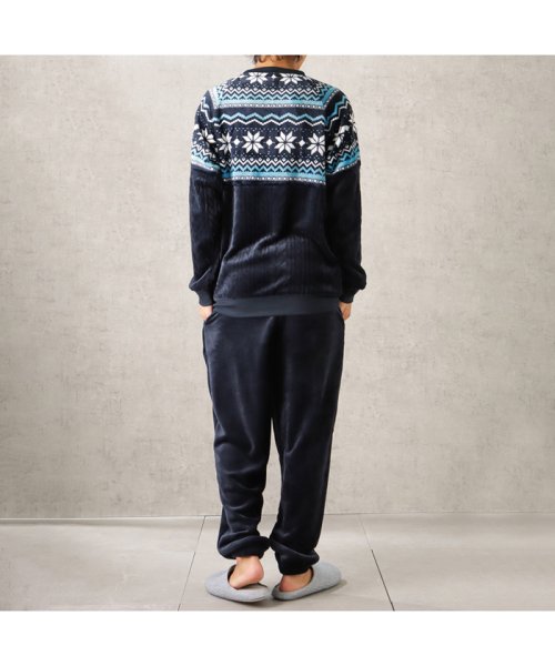 MAC HOUSE(men)(マックハウス（メンズ）)/NAVY ネイビー ノルディックセットアップ 385343/img02