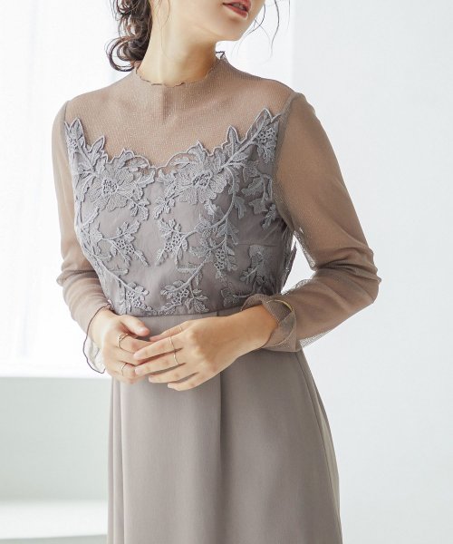 niana ニアナ 結婚式 ワンピース パーティードレス ビスチェ ラメ チュール シアー レース ロング丈 袖あり 長袖 タイト Iライン ハイネック ロング チュール レース ロング niana ニアナ パーティードレス 結婚式 長袖 ハイネック ビスチェ ワンピース ロング丈 シアー タイト ラメ Iライン 袖あり G1668659579(12870円)