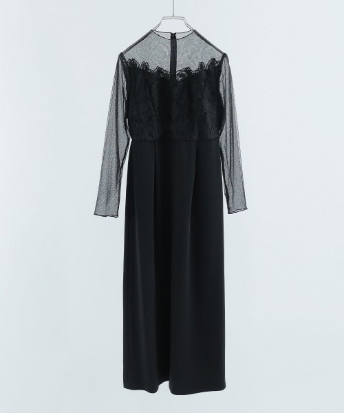 niana ニアナ 結婚式 ワンピース パーティードレス ビスチェ ラメ チュール シアー レース ロング丈 袖あり 長袖 タイト Iライン ハイネック ロング チュール レース ロング niana ニアナ パーティードレス 結婚式 長袖 ハイネック ビスチェ ワンピース ロング丈 シアー タイト ラメ Iライン 袖あり G1668659579(12870円)