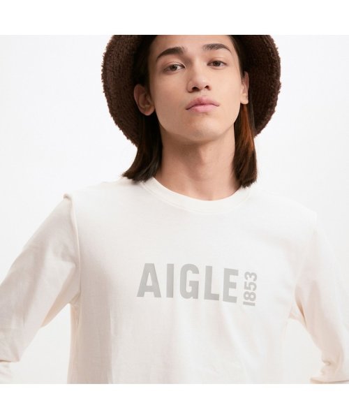 ＡＩＧＬＥ MEN(エーグル　メンズ)/ロングスリーブロゴプリントTシャツ/img05