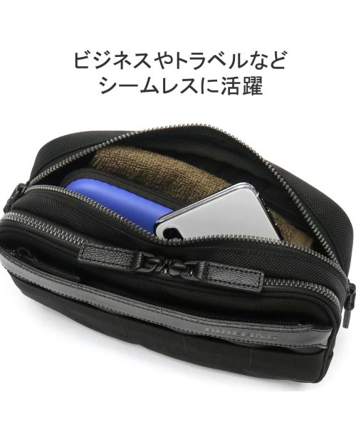 BRIEFING(ブリーフィング)/【日本正規品】ブリーフィング ポーチ BRIEFING FUSION MOBILE POUCH クラッチ ビジネス トラベル 防水加工 BRA221A30/img04