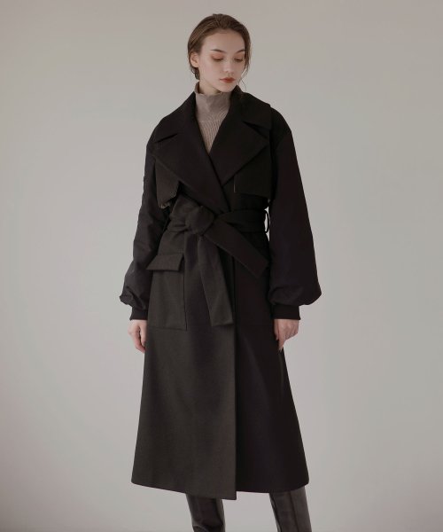 MIELI INVARIANT(ミエリ インヴァリアント)/Docking Gown Coat/img01