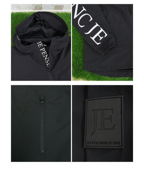 ゴルフウェア セットアップ 上下セット メンズ ナイロン ジャケット アウター ゴルフパンツ マウンテンパーカー ブルゾン ロゴ ジョガーパンツ 